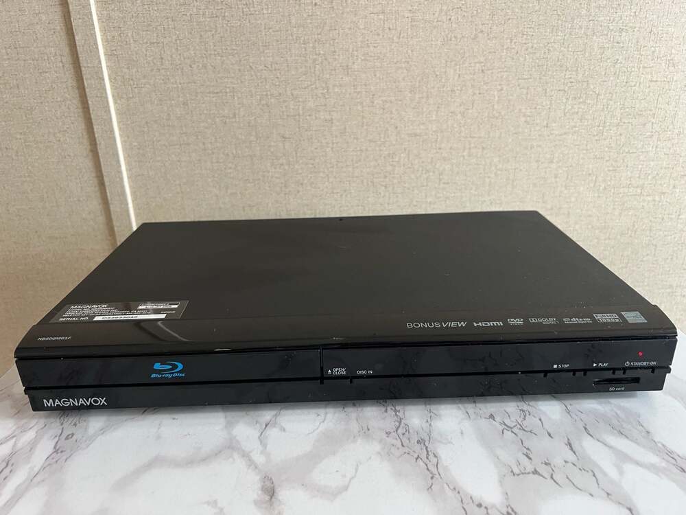 Magnavox NB500MG1F Blu-ray Disc Player 1080p HDMI with SD Card Slot (no remote)